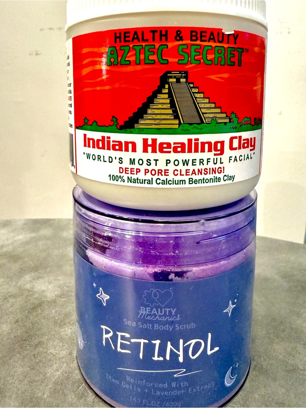 Aztec Secret Indian Healing Clay + Retinol Sea Salt Body Scrub